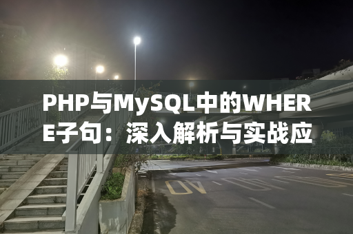 PHP与MySQL中的WHERE子句：深入解析与实战应用
