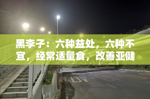 黑李子：六种益处，六种不宜，经常适量食，改善亚健康