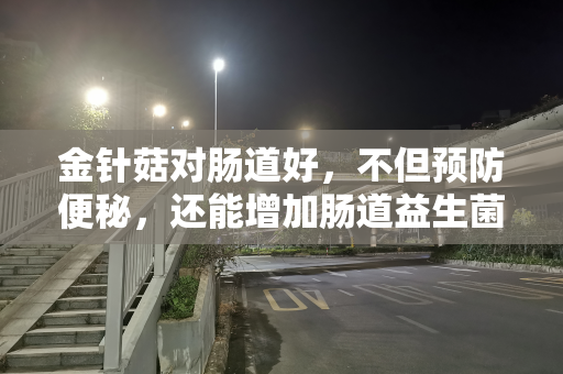 金针菇对肠道好，不但预防便秘，还能增加肠道益生菌