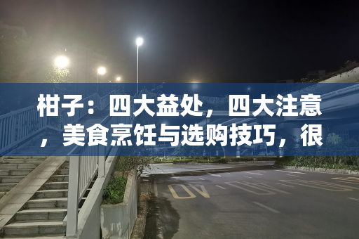 柑子：四大益处，四大注意，美食烹饪与选购技巧，很多人不了解