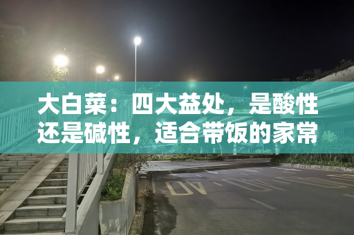 大白菜：四大益处，是酸性还是碱性，适合带饭的家常做法