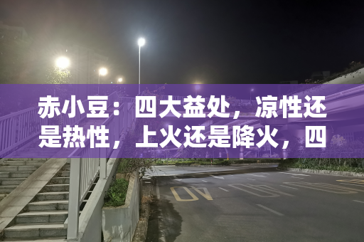 赤小豆：四大益处，凉性还是热性，上火还是降火，四大禁忌要注意