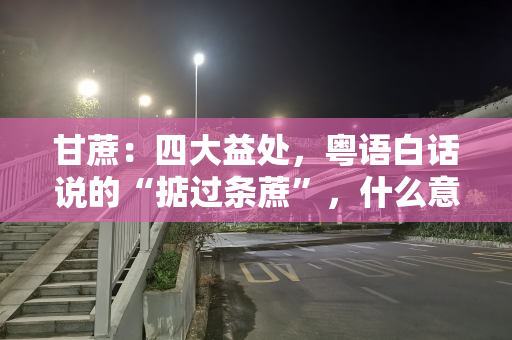 甘蔗：四大益处，粤语白话说的“掂过条蔗”，什么意思