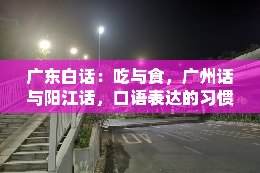 广东白话：吃与食，广州话与阳江话，口语表达的习惯差异