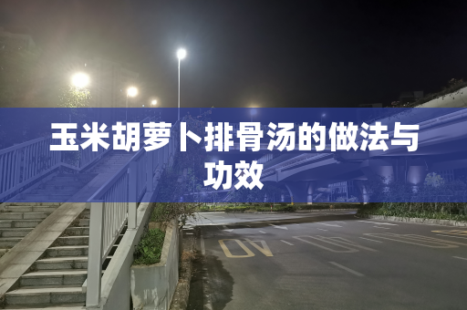 玉米胡萝卜排骨汤的做法与功效