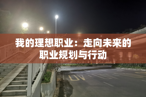 我的理想职业：走向未来的职业规划与行动