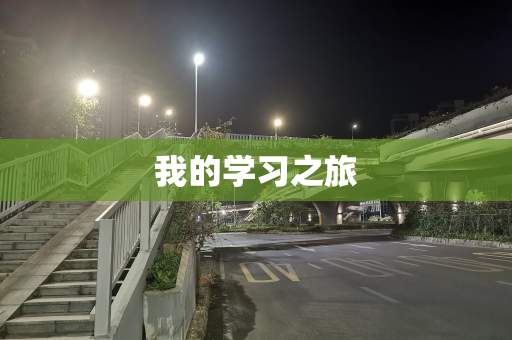 我的学习之旅