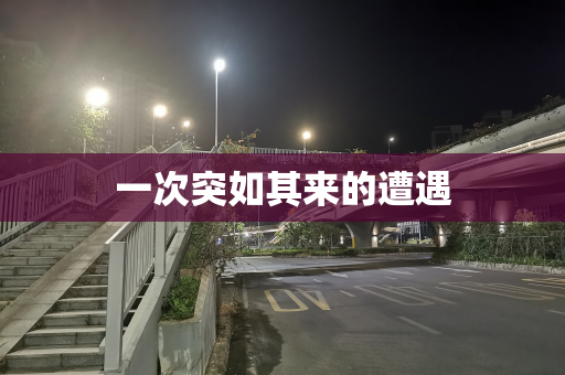 一次突如其来的遭遇