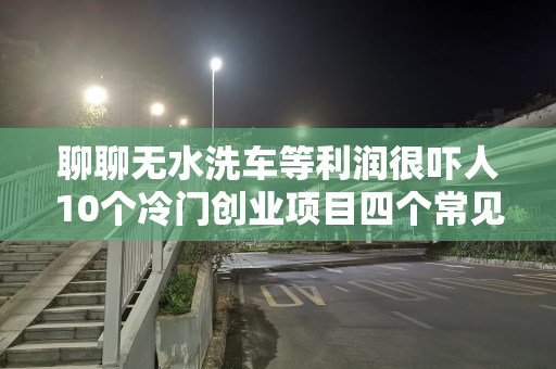 聊聊无水洗车等利润很吓人10个冷门创业项目四个常见项目