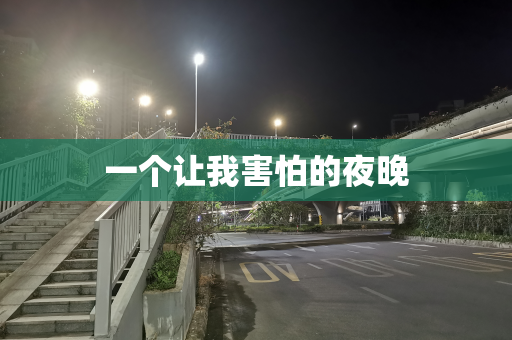 一个让我害怕的夜晚