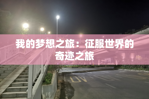 我的梦想之旅：征服世界的奇迹之旅