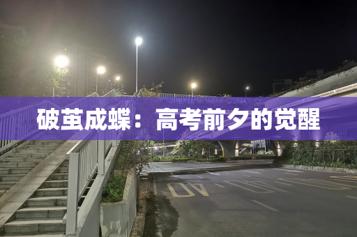 破茧成蝶：高考前夕的觉醒