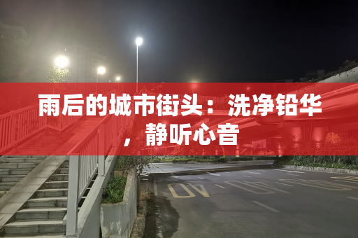 雨后的城市街头：洗净铅华，静听心音