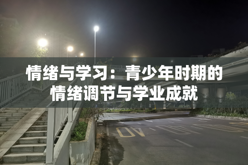 情绪与学习：青少年时期的情绪调节与学业成就