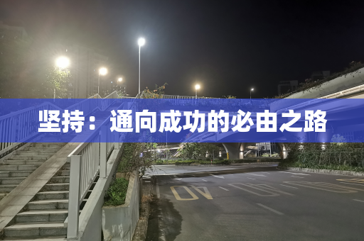 坚持：通向成功的必由之路