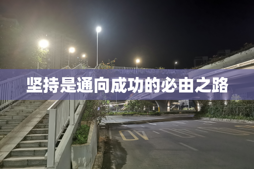 坚持是通向成功的必由之路