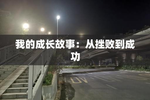 我的成长故事：从挫败到成功