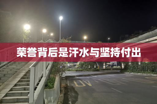 荣誉背后是汗水与坚持付出