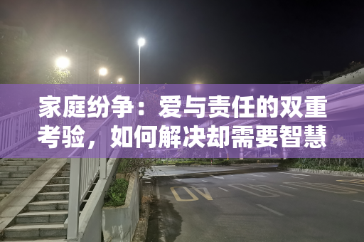 家庭纷争：爱与责任的双重考验，如何解决却需要智慧和耐心