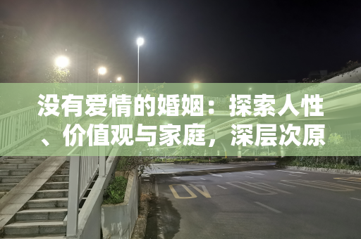 没有爱情的婚姻：探索人性、价值观与家庭，深层次原因与解决之道