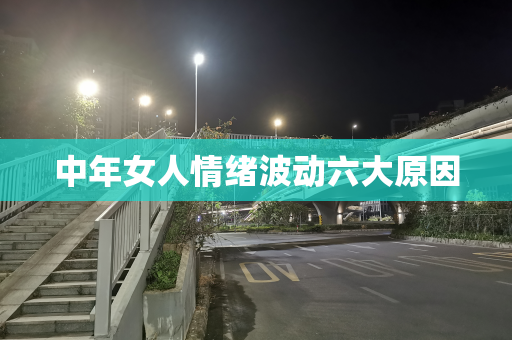 中年女人情绪波动六大原因