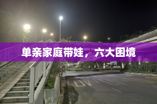 单亲家庭带娃，六大困境