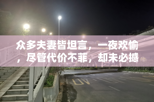 众多夫妻皆坦言，一夜欢愉，尽管代价不菲，却未必撼动婚姻的基石