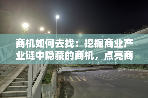 商机如何去找：挖掘商业产业链中隐藏的商机，点亮商机财富价值