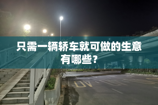只需一辆轿车就可做的生意有哪些？
