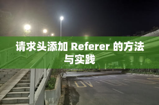 请求头添加 Referer 的方法与实践