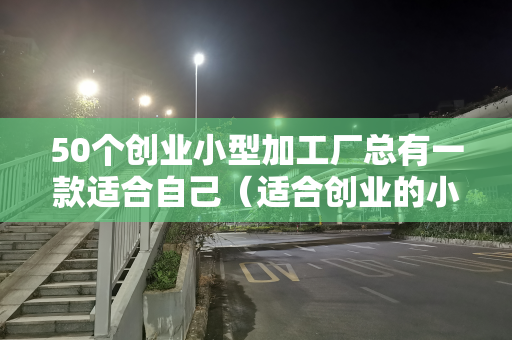 50个创业小型加工厂总有一款适合自己（适合创业的小型加工厂）