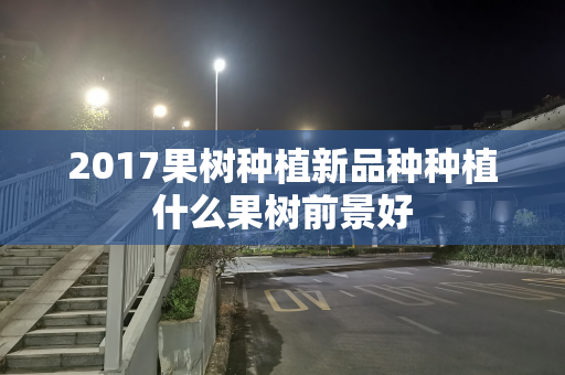 2017果树种植新品种种植什么果树前景好