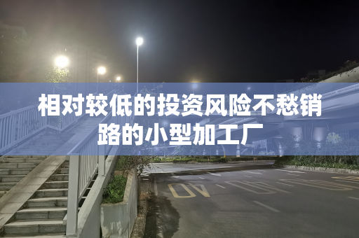 相对较低的投资风险不愁销路的小型加工厂