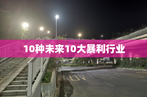 10种未来10大暴利行业