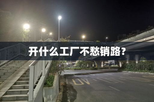 开什么工厂不愁销路？