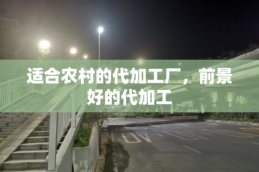 适合农村的代加工厂，前景好的代加工