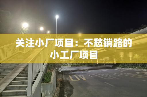 关注小厂项目：不愁销路的小工厂项目