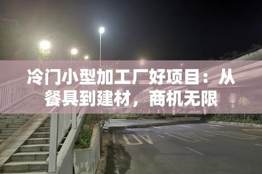 冷门小型加工厂好项目：从餐具到建材，商机无限