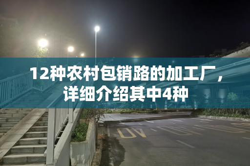 12种农村包销路的加工厂，详细介绍其中4种