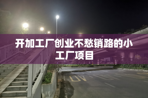 开加工厂创业不愁销路的小工厂项目