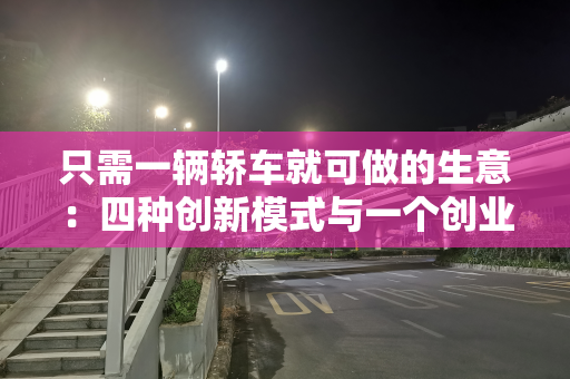 只需一辆轿车就可做的生意：四种创新模式与一个创业传奇